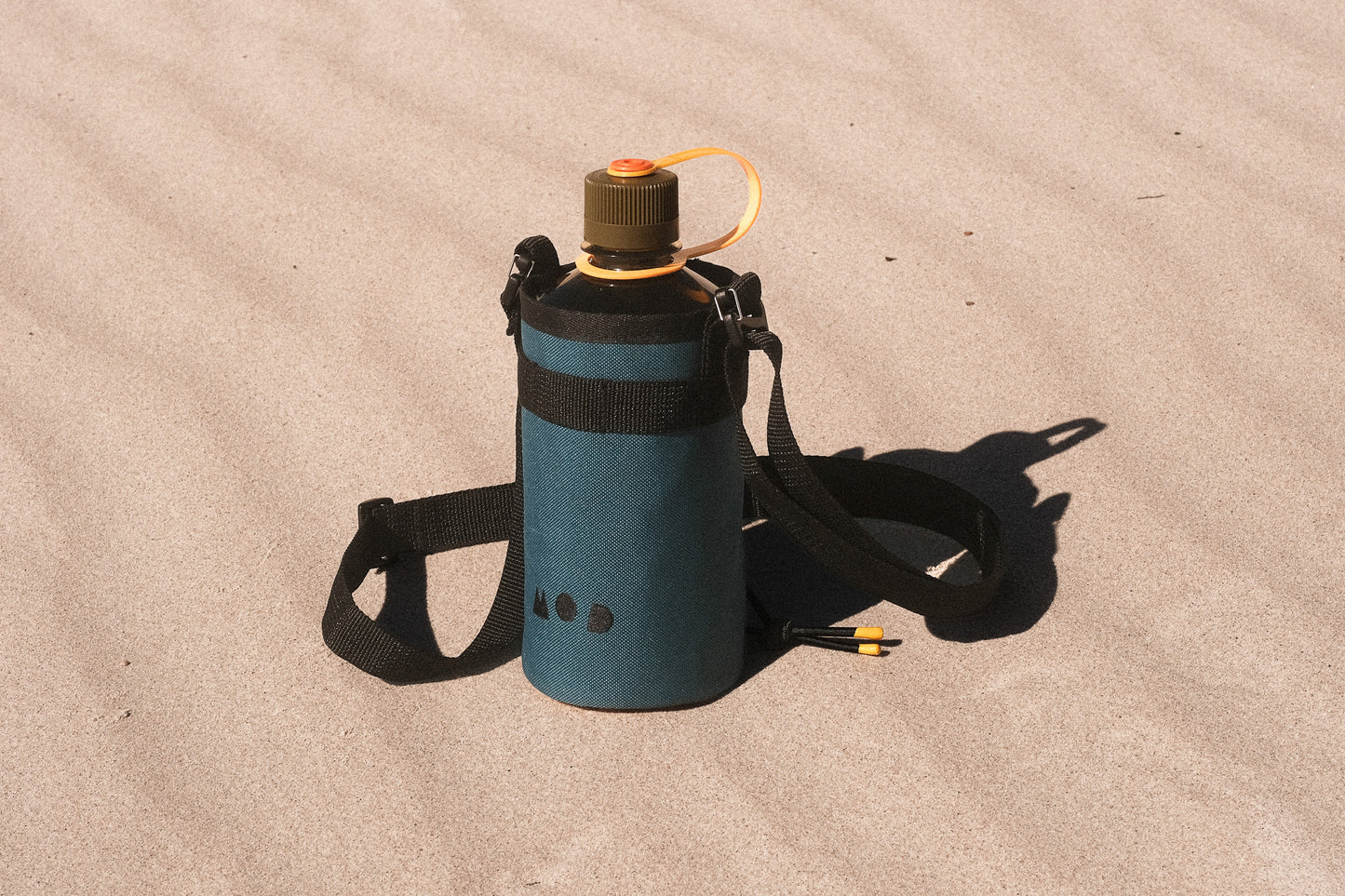 Water Bottle Pouch with Nalgene bottle and cross body strap